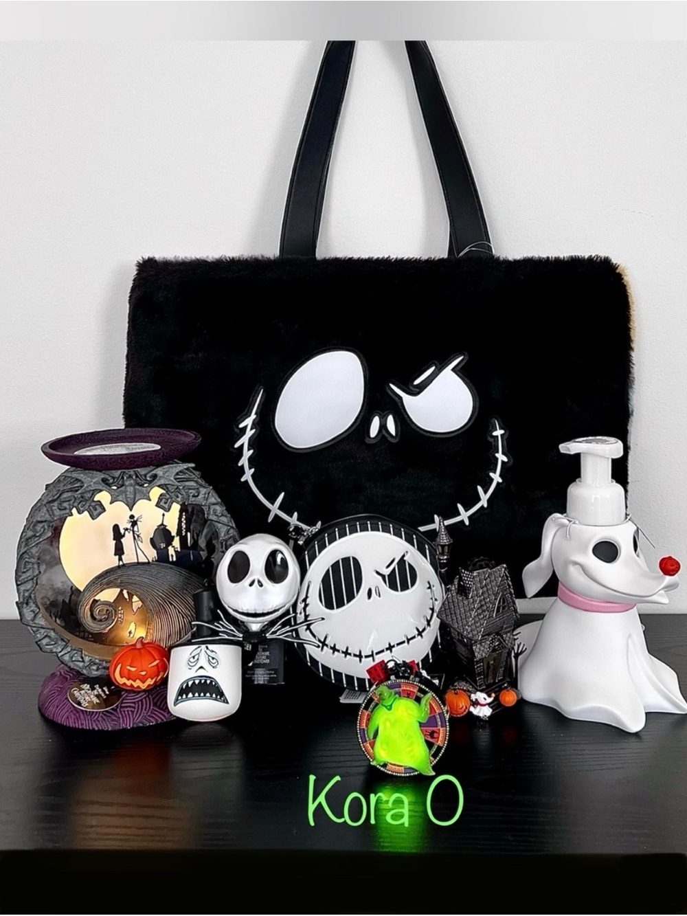 Nightmare Before Christmas Candle Holder & Zero Soap Holder & Accessories